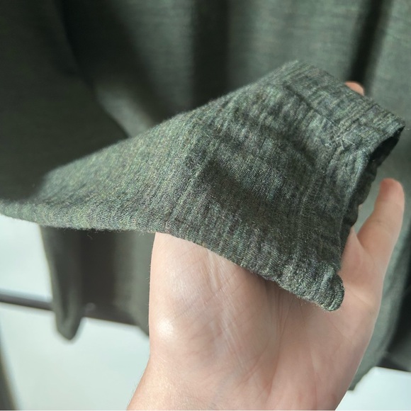 [XL] Cloudveil Men’s Fine Merino Wool Olive Green Layering Winter Long Sleeve - Picture 8 of 8